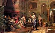 unknow artist Arab or Arabic people and life. Orientalism oil paintings 151 Germany oil painting artist